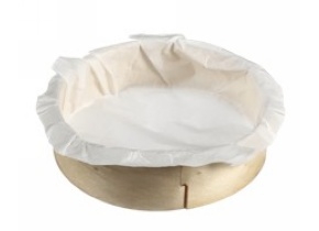 WEB_317801413.jpg TEGLIA CIRCOLARE LEGNO CON COCCA + CARTA FORNO Ø110 MM - immagine 1