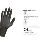 GUANTI PALMPRO 765 HIREX-NT NITRILE NERO S/P TG. S