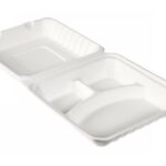 SCATOLA MEAL 3 SCOMP.350/120/120ML 236X231X81MM BAGASSA BIAN
