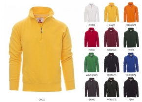 WEB_MIAMI.jpg FELPA MIAMI+ MEZZA ZIP VARI COLORI TG. XS-5XL - immagine 1