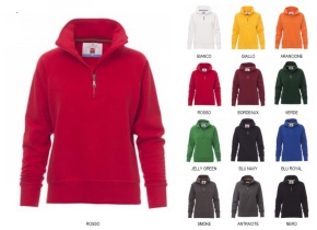 WEB_MIAMI_LADY.jpg FELPA MIAMI+ LADY MEZZA ZIP VARI COLORI TG. S-XL - immagine 1