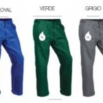 PANTALONE MASSAUA BLU ROYAL-VERDE-GRIGIO TG. S-3XL