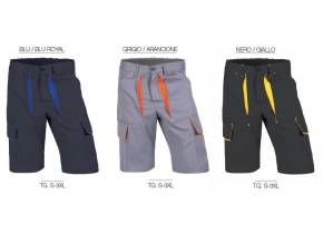 WEB_MW64KBIC.jpg BERMUDA GABARDINE HI TECHBICOLORE MULTITASCHE TG.S-3XL - immagine 1