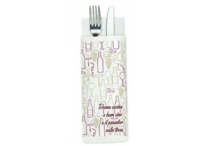 WEB_034400054.jpg BUSTA PORTAPOSATE C/TOVAGLIOLO CARTA "CIBO E BEVANDE-BV" - immagine 1