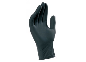 WEB_043300050.jpg GUANTI NITRILE NERO PALMPRO 537 TG. L - 8/8,5 - immagine 1