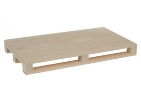 WEB_057401184.jpg MINI PALLET LEGNO NATUR.40X15,2X3,5HCM NATUR.40X15,2X3.5 CM - immagine 1