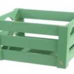 CASSETTA SVASATA LEGNO VERDE VERDE 28X22X14,5 CM