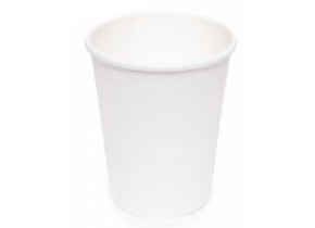 WEB_057401233.jpg BICCHIERE BIANCO CART.+PLA 296ML-10 OZ.BIOD.COMP.EN13432 - immagine 1