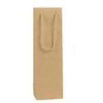PORTABOTTIGLIE CART.ICICL. C/MANICI COTONE BROWN 12X9X40+5CM