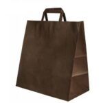 BUSTA FOOD CACAO 170 GR.C/MANIG.COTONE CACAO 32X23X31+5CM