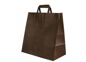WEB_057401512.jpg BUSTA FOOD CACAO 170 GR.C/MANIG.COTONE CACAO 32X23X31+5CM - immagine 1
