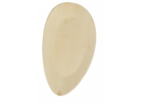 WEB_057401647.jpg PIATTO FOGLIA PALMA EGO 12" NATURALE 31X17 CM - immagine 1