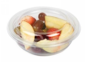 WEB_057401716.jpg CONTENITORE STONDATO "DELIGREEN" RPET TRASPARENTE 240 ML. - immagine 1