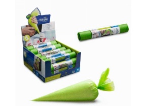 WEB_057401760.jpg SACCAPOCHE MONOUSO POLIETILENE VERDE 30X17 CM - immagine 1