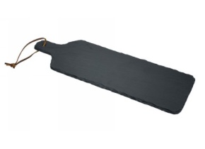 WEB_057401797.jpg VASSOIO RETT.ARDESIA NERO 45X15,5 CM - immagine 1