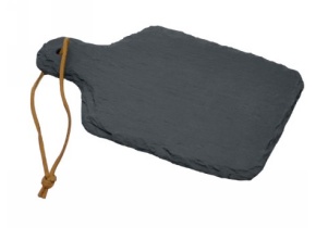 WEB_057401798.jpg VASSOIO RETT.ARDESIA NERO 18X11 CM - immagine 1