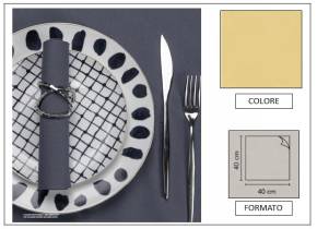 WEB_063700278.jpg TOVAGLIOLO AIRLAID LIGHT P4 CHAMPAGNE 40X40 - immagine 1