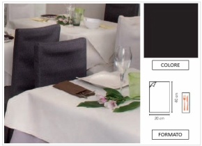 WEB_063701299.jpg TOVAGLIOLO AIRLAID MINOTTO P/4 20X40 NERO - immagine 1
