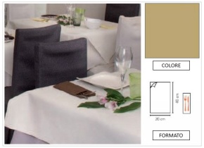 WEB_063701300.jpg TOVAGLIOLO AIRLAID MINOTTO P/4 DECORATO 20X40 SABBIA - immagine 1