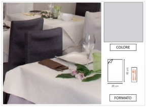 WEB_063701302.jpg TOVAGLIOLO AIRLAID MINOTTO P/4 DECORATO 20X40 GRIGIO PERLA - immagine 1
