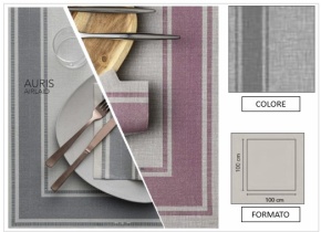 WEB_063701318.jpg TOVAGLA AIRLAID AURIS 100X100 GRIGIO PERLA - immagine 1