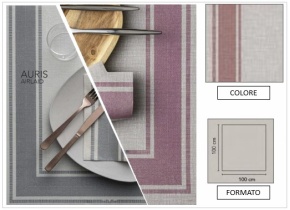 WEB_063701319.jpg TOVAGLIA AIRLAID AURIS 100X100 BORDEAUX - immagine 1