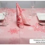 TOVAGLIA SNOW 100X100 CM ROSSO