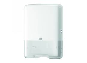 WEB_188800046.jpg DISTRIBUTORE BIANCO ASCIUGAMANI PIEGATI A "V-A-Z" TORK - immagine 1