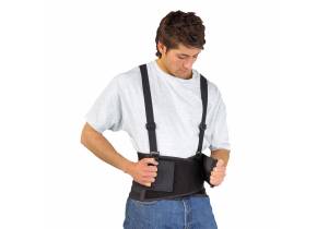 WEB_212100503.jpg SUPPORTO LOMBARE NERO TG. S-XL REGOLABILE - immagine 1