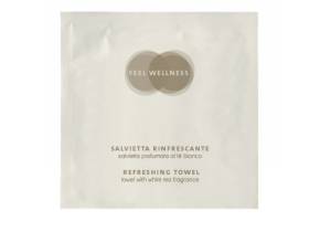 WEB_213600009.jpg BUSTINA SALVIETTA TNT TE BIANCO "FEEL WELLNESS" MISURA 9X9 - immagine 1