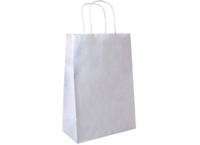 WEB_243200155.jpg BORSA SOS CARTA BIANCA CON MANICI 20+10X29 CM - immagine 1