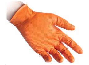 WEB_291100016.jpg GUANTI NITRILE REFLEXX N85 ARANCIONI S/P. TG. L - 8/8,5 - immagine 1
