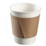 BICCHIERE 100% CARTONE BIANCO 290 ML