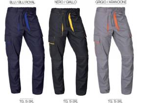 WEB_MW63KBIC.jpg PANTALONE GABARDINE BICOLORE MULTITASCHE CON TOPPE TG. S-3XL - immagine 1