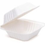 CLAMSHELL POLP.CELL.500+400ML BIANCO 132X132X42 +40H MM