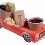 SCATOLA CONVERTIBLE MACCHININA ROSSA 295X120X55MM