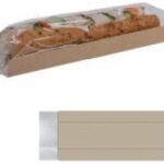 SACCHETTO CART. FILM TRASPARENTE STAMPA KRAFT 120X85X70MM