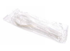 WEB_057401667.jpg CUCCHIAINO IMBUSTATO SINGOLARMENTE CPLA BIANCO L 114 MM - immagine 1