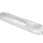 BIS POSATE + TOVAGLIOLO 33X33CM BIANCO 1 VELO