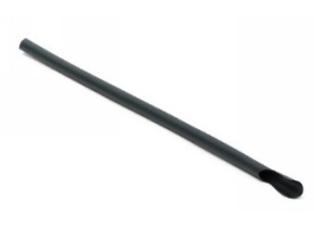 WEB_057402020.jpg CANNUCCE CON CUCCHIAINO IN PLA NERO 6X210 MM - immagine 1