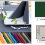 TOVAGLIOLO AIRLAID LINEN - 40X40 VERDE