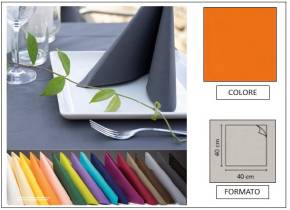 WEB_063700190.jpg TOVAGLIOLO AIRLAID LINEN - 40X40 ARANCIO - immagine 1