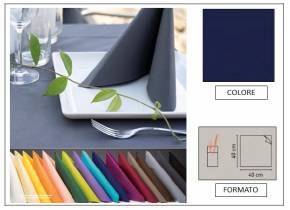 WEB_063700198.jpg TOVAGLIOLO AIRLAID LINEN POCKET40X40 BLU - immagine 1