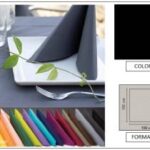 TOVAGLIA LINEN 100X100 NERO