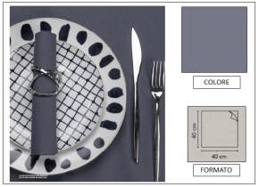 WEB_063700281.jpg TOVAGLIOLO AIRLAID LIGHT 40X40 GRIGIO - immagine 1