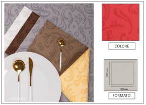 WEB_063700317.jpg TOVAGLIA LINEN DAMASCATA 100X100 ROSSO - immagine 1