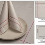 TOVAGLIA 100X100 AIRLAID CANOVACCIO BORDEAUX