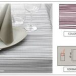 TOVAGLIOLO POCKET AIRLAID CORDA PERLA/AMARANTO
