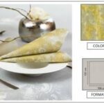 TOVAGLIA 100X100 AIRLAID VINTAGE ORO