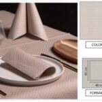 TOVAGLIOLO P4 AIRLAID CROCHET NOCCIOLA
